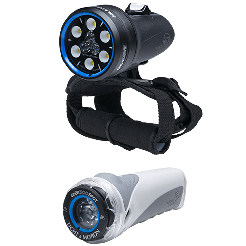 Light & Motion SOLA Dive 1200 S/F and GoBe 500 set